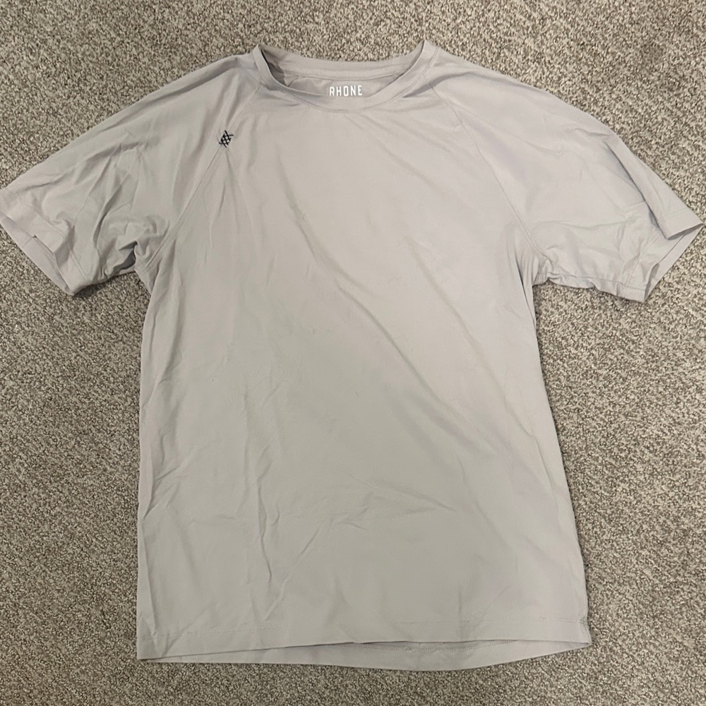 Rhone Men's Light Gray Short Sleeve Tee
